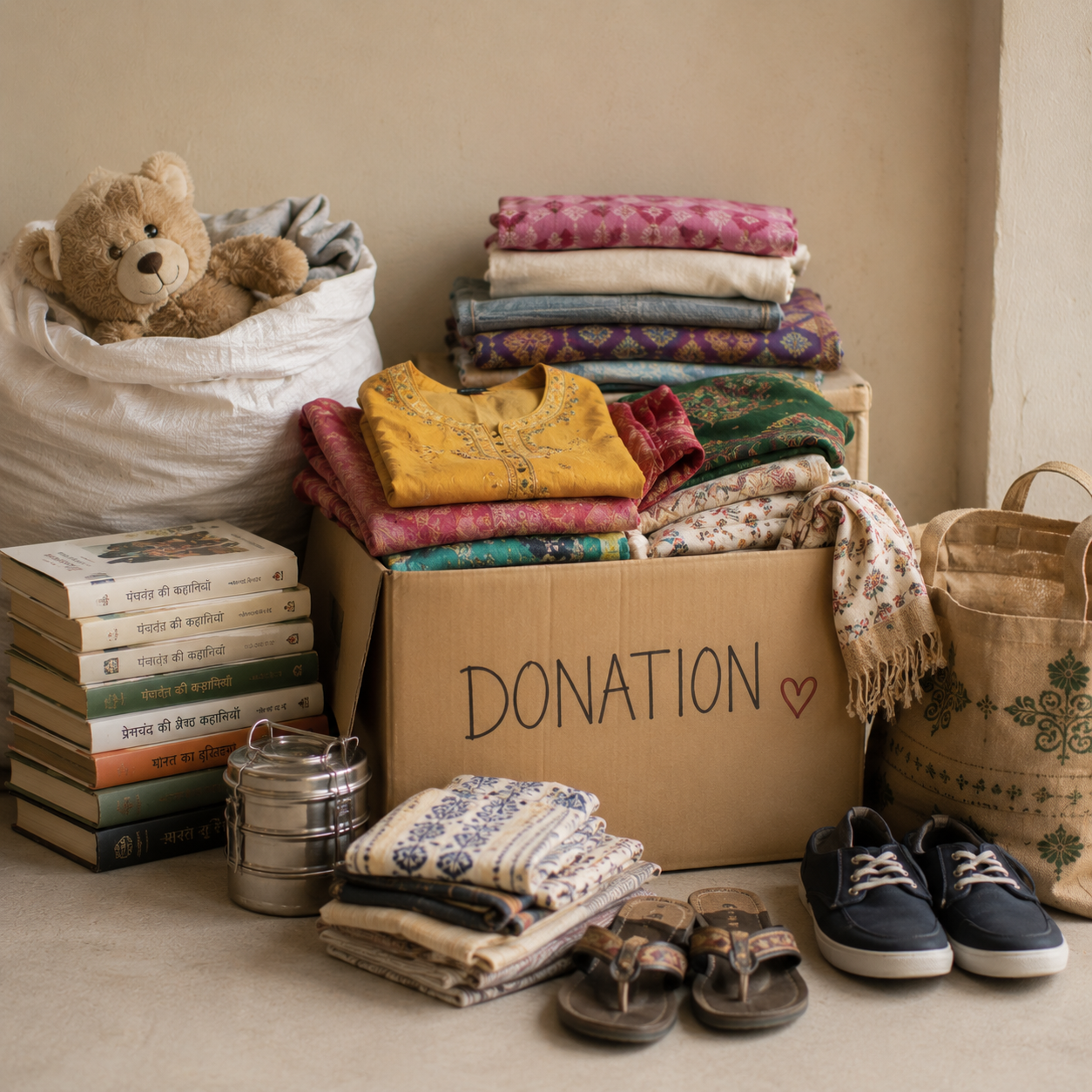 Children in Bangalore who benefit from donations